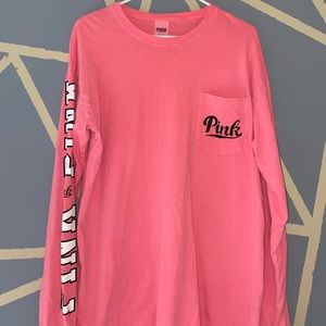 PINK victoria’s secret long sleeve tee
